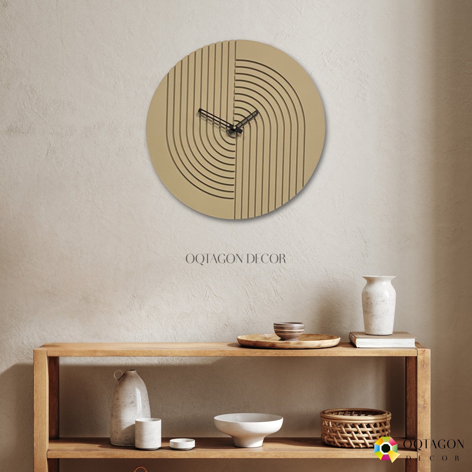 Ripples of Time – Contemporary Designer Wall Clock