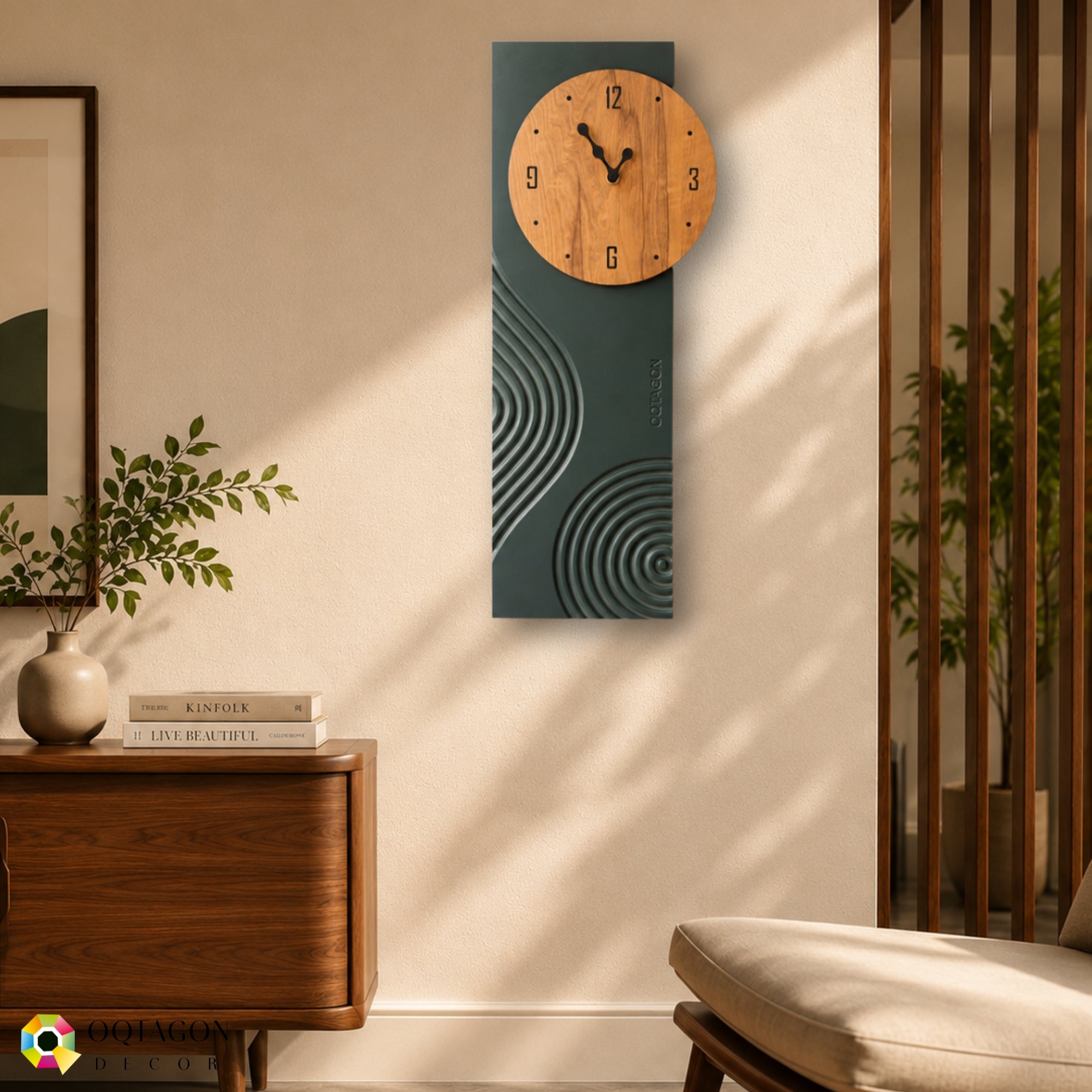 Flowing Wave - Designer Wall Clock