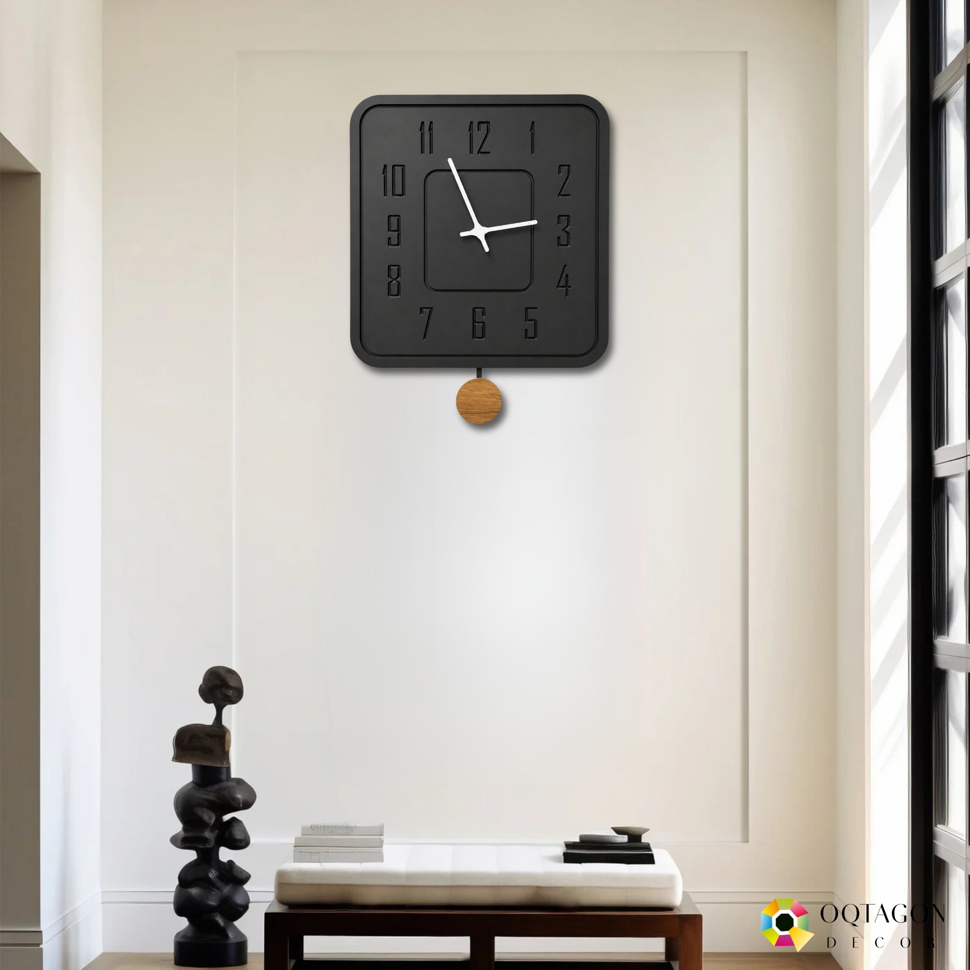 Meridian Architectural Pendulum Wall Clock