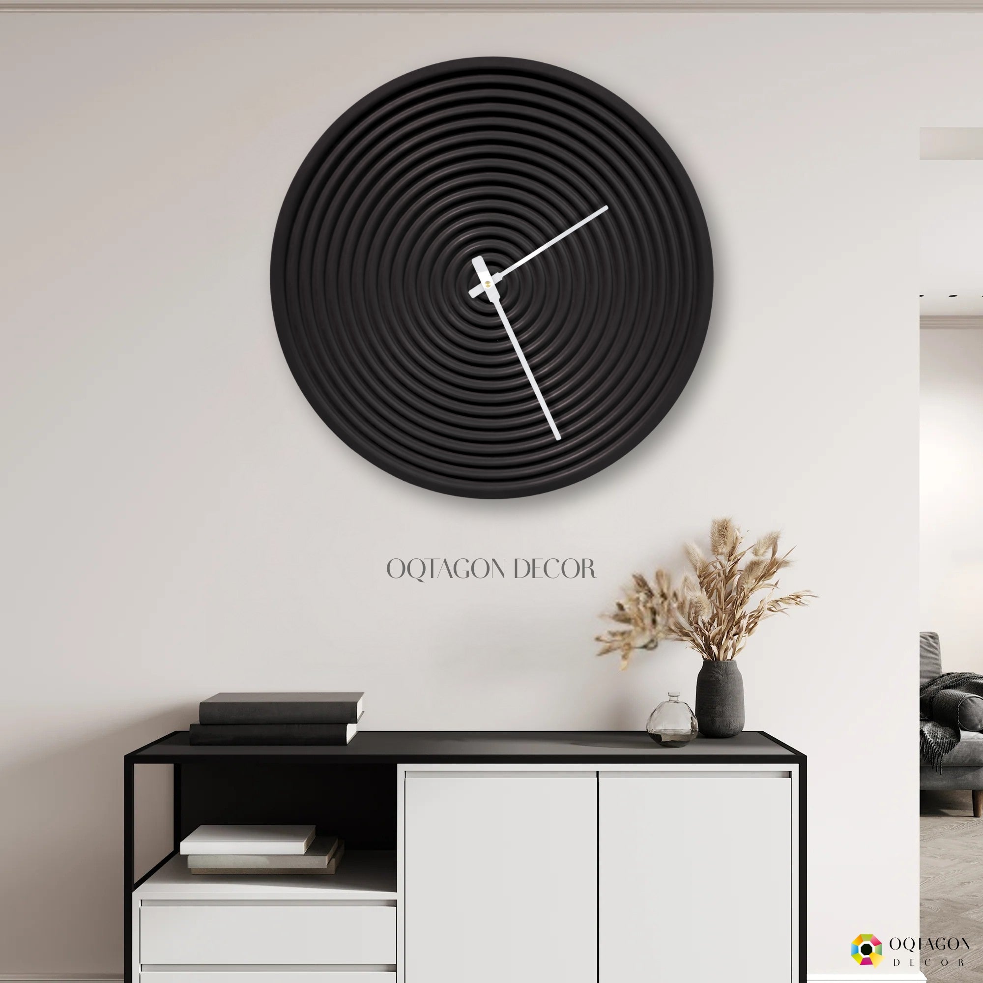 Modern Ripple Wall Clock