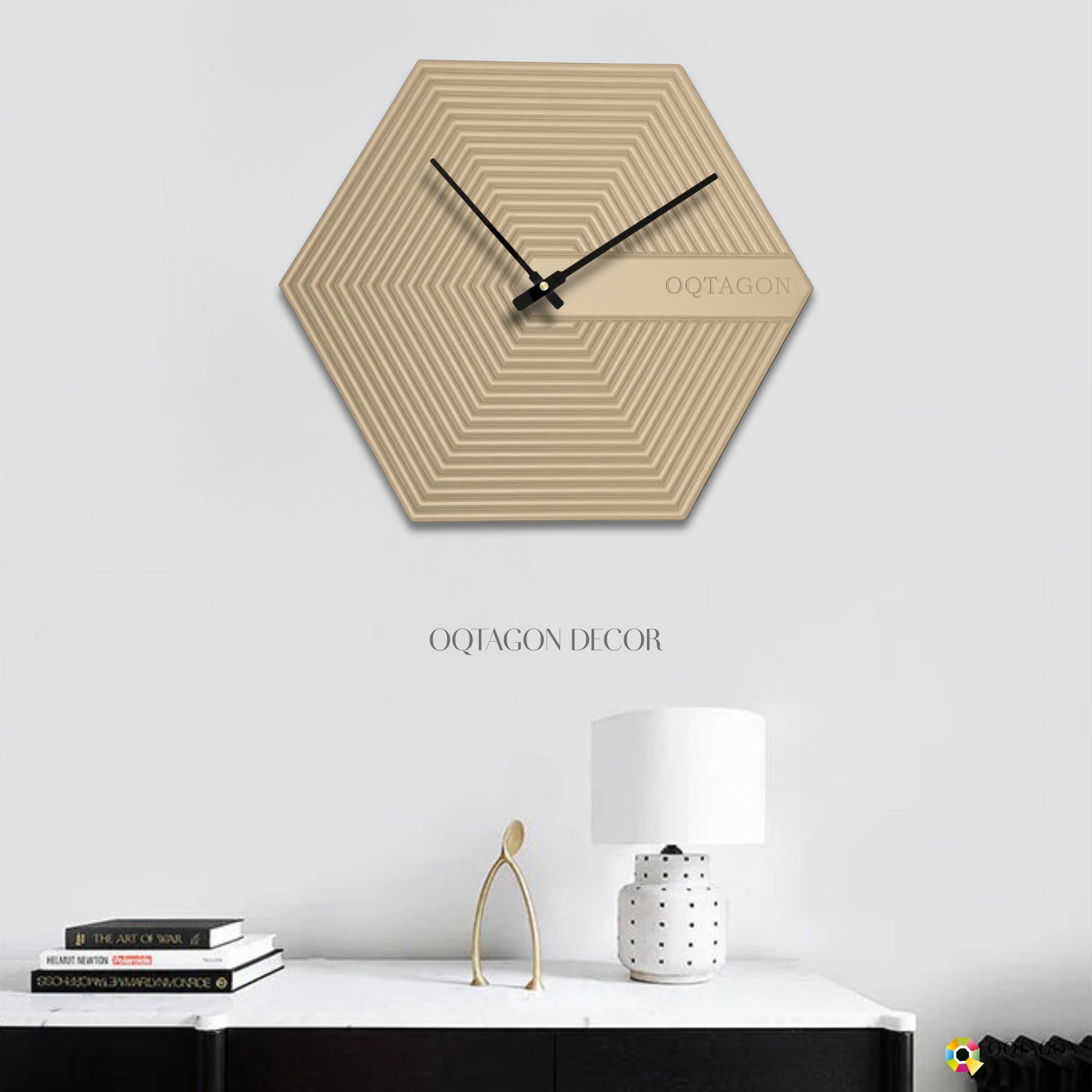 The Hexora Series wall clock