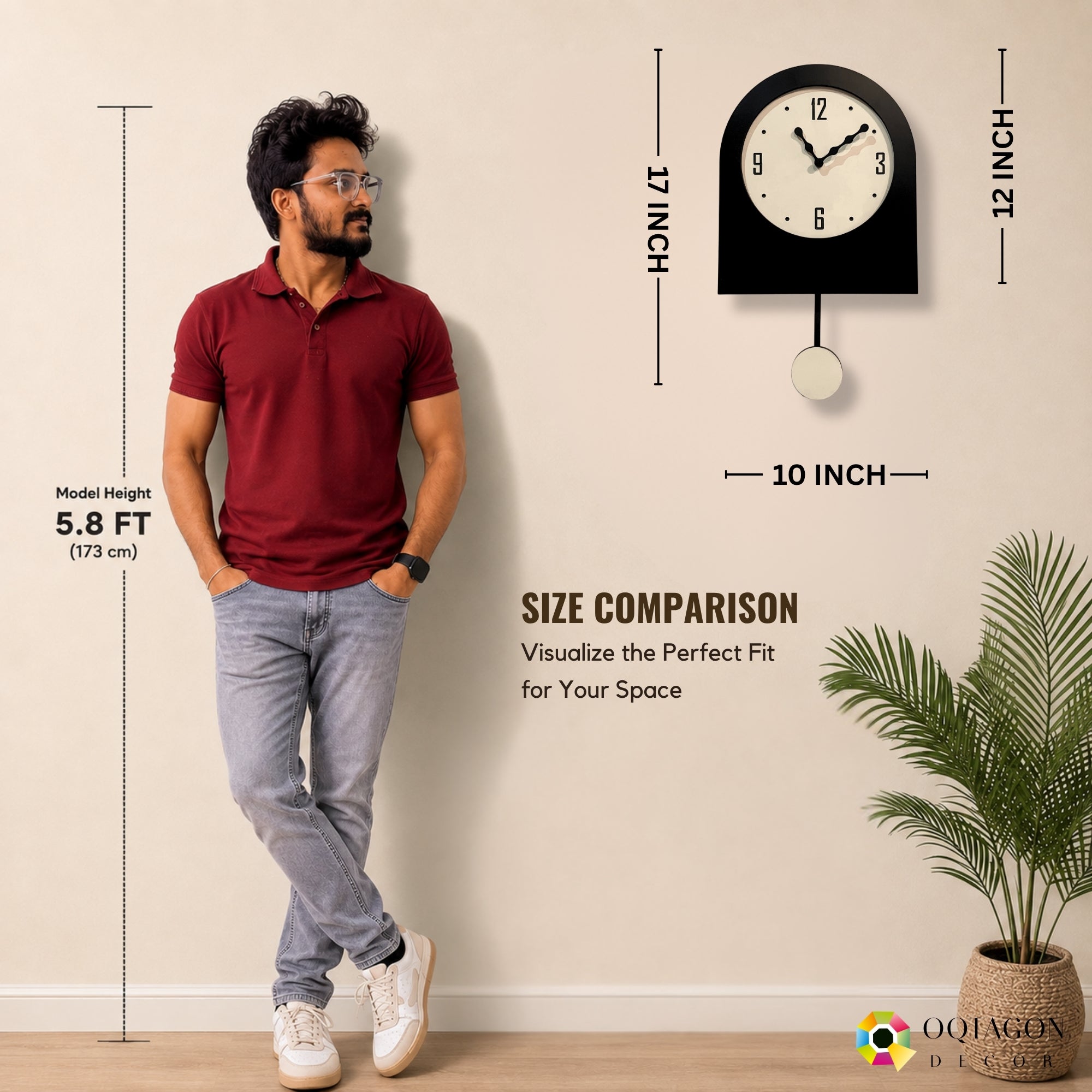 ARCORA - Classic Pendulum Clock