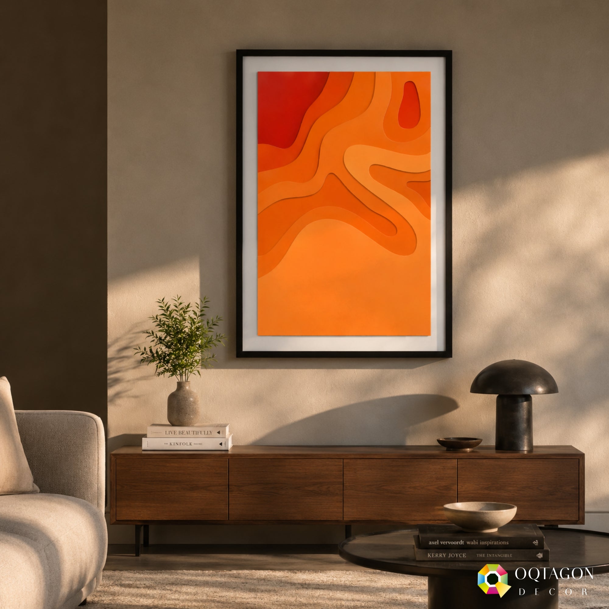 Solaris Flow - Premium Layered Wall Art