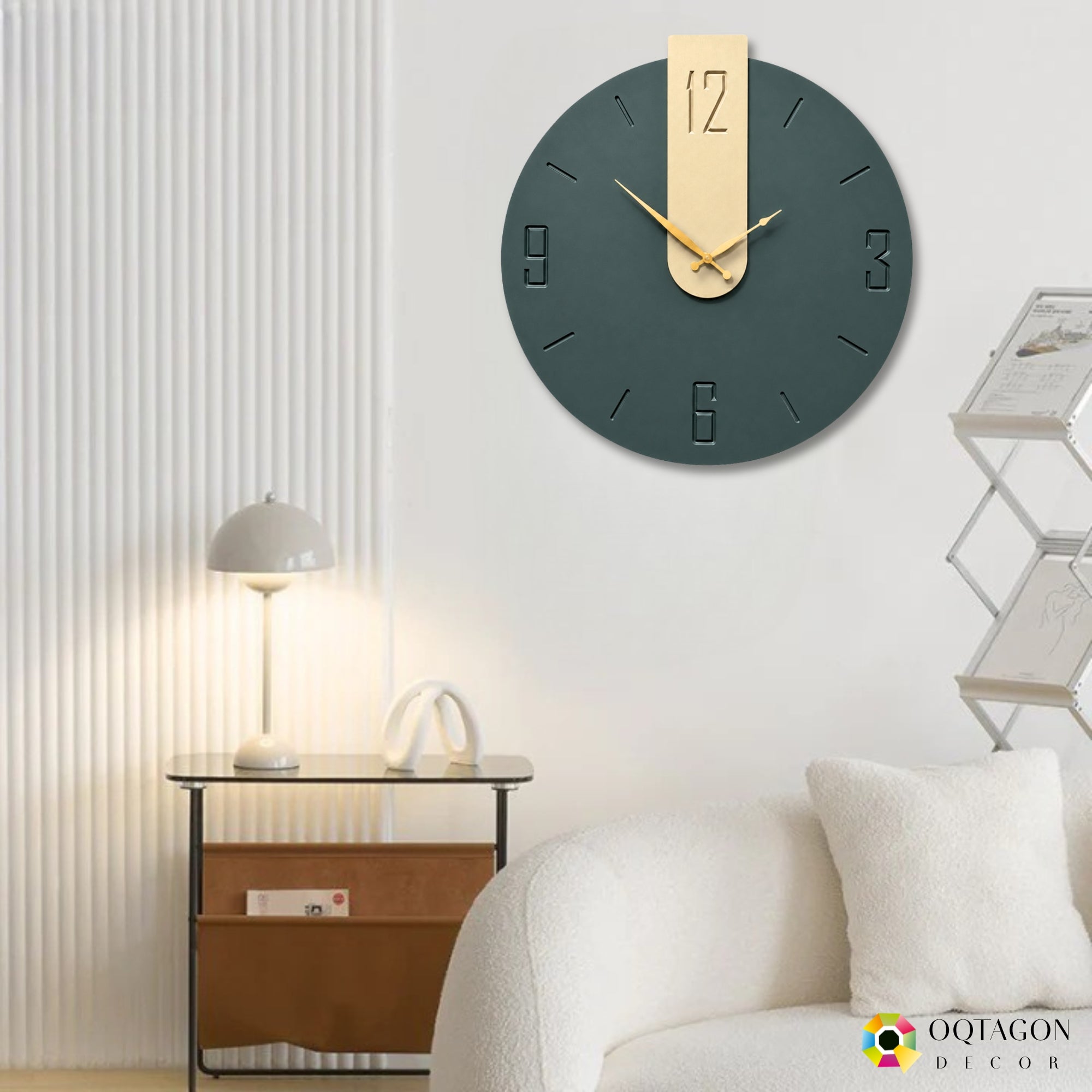 Midnight Gold – Luxury Wall Clock