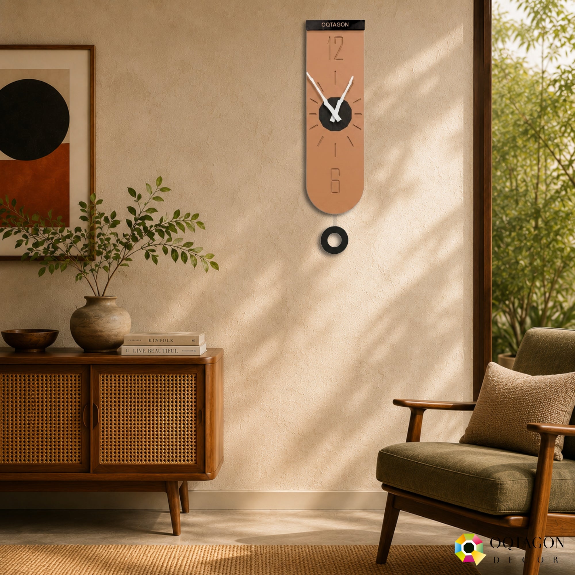 Vectora - Designer Pendulum Wall Clock