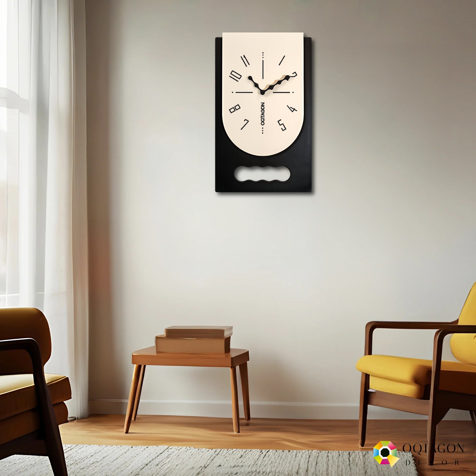 Monolith Arc - Premium Designer Wall Clock