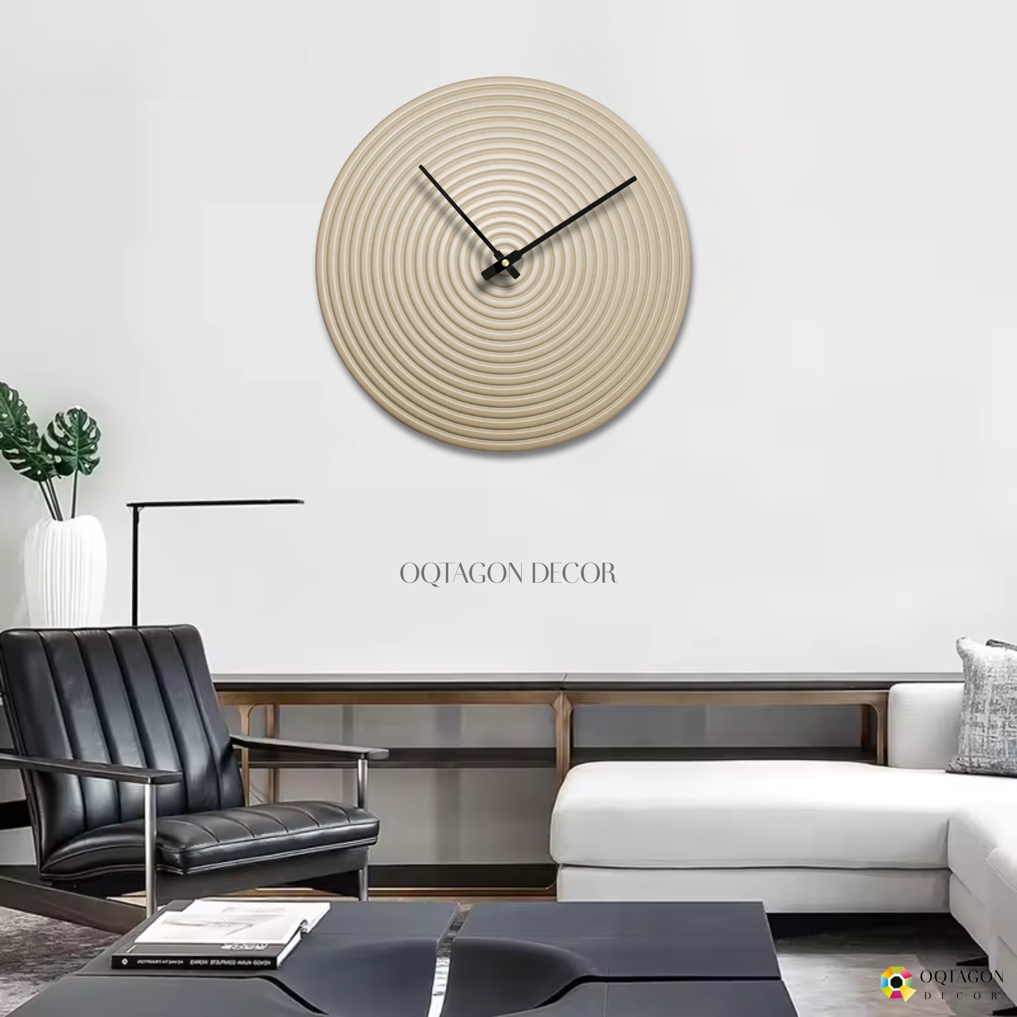 Modern Ripple Wall Clock