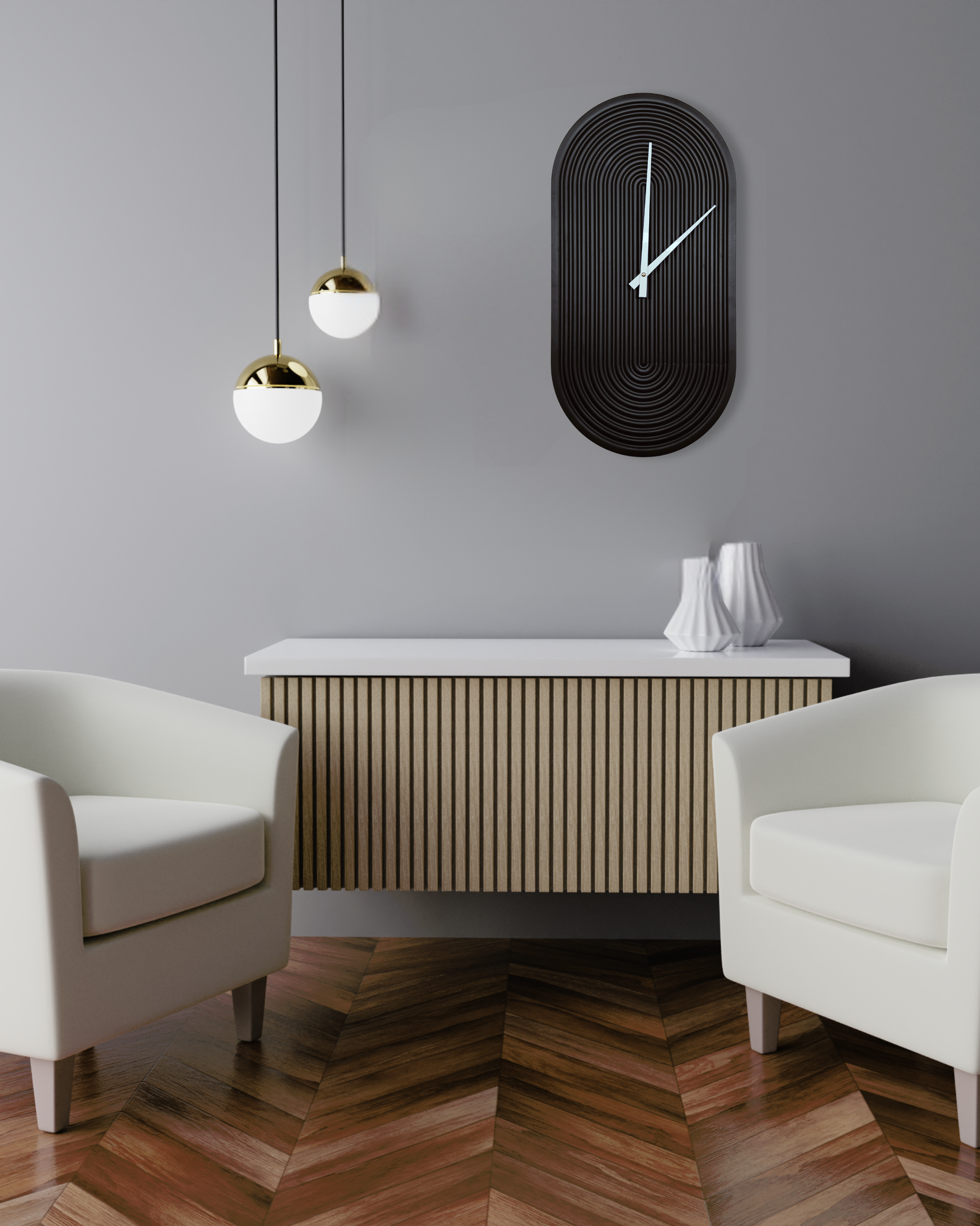 Timeless Arch - Art-Inspired wall clock