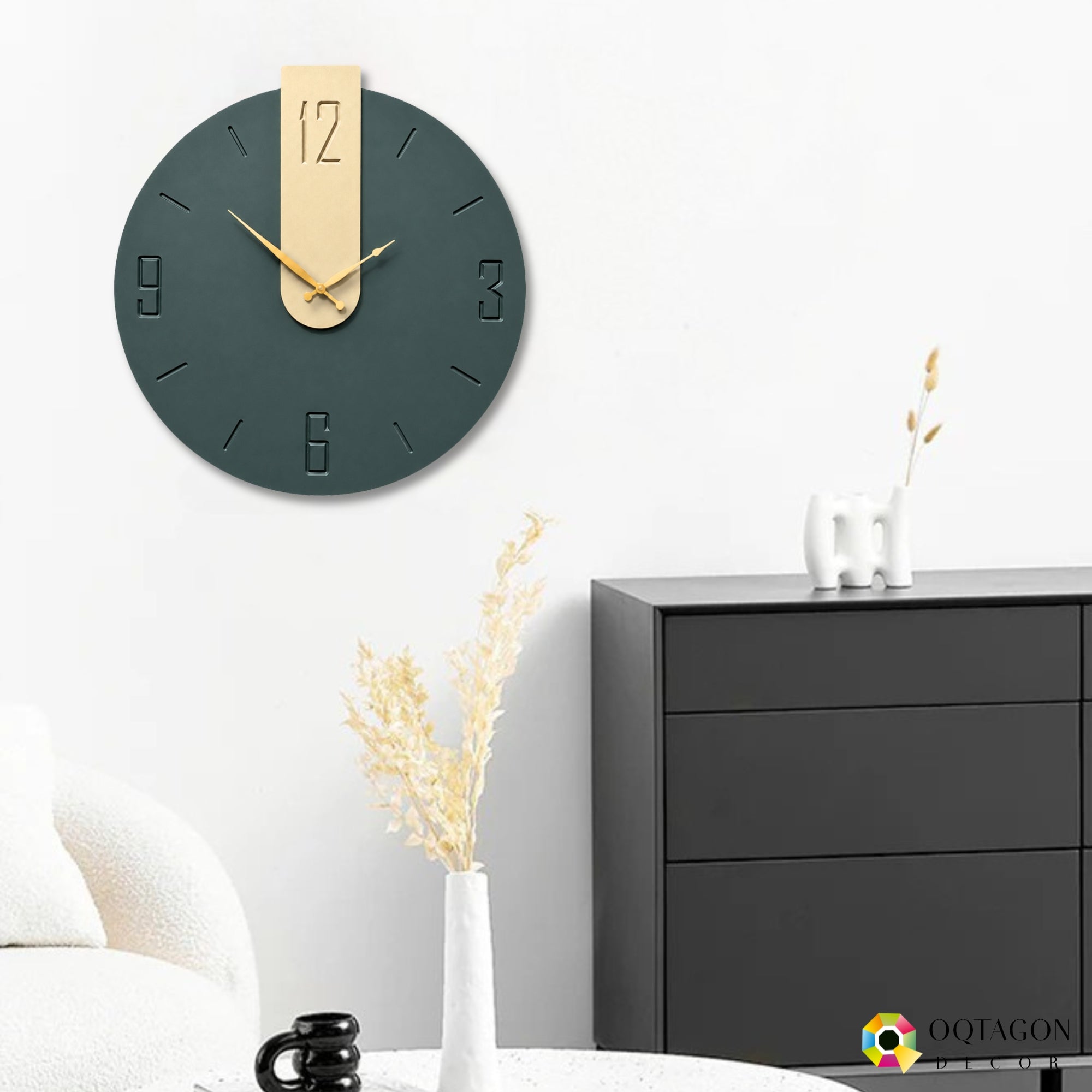Midnight Gold – Luxury Wall Clock