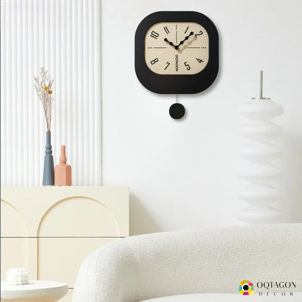 NOSTORIA - Designer Pendulum Wall Clock