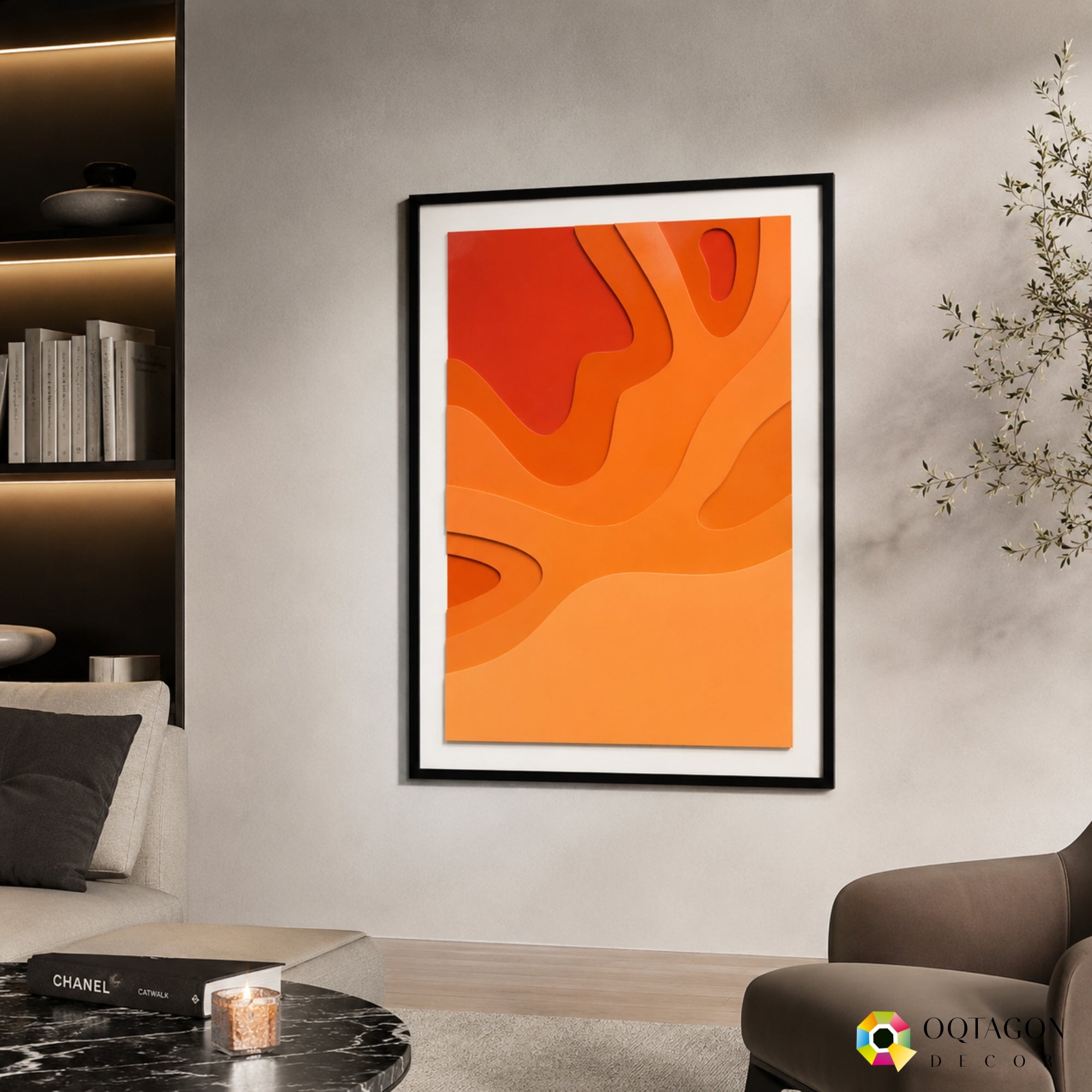 Solaris Flow - Premium Layered Wall Art