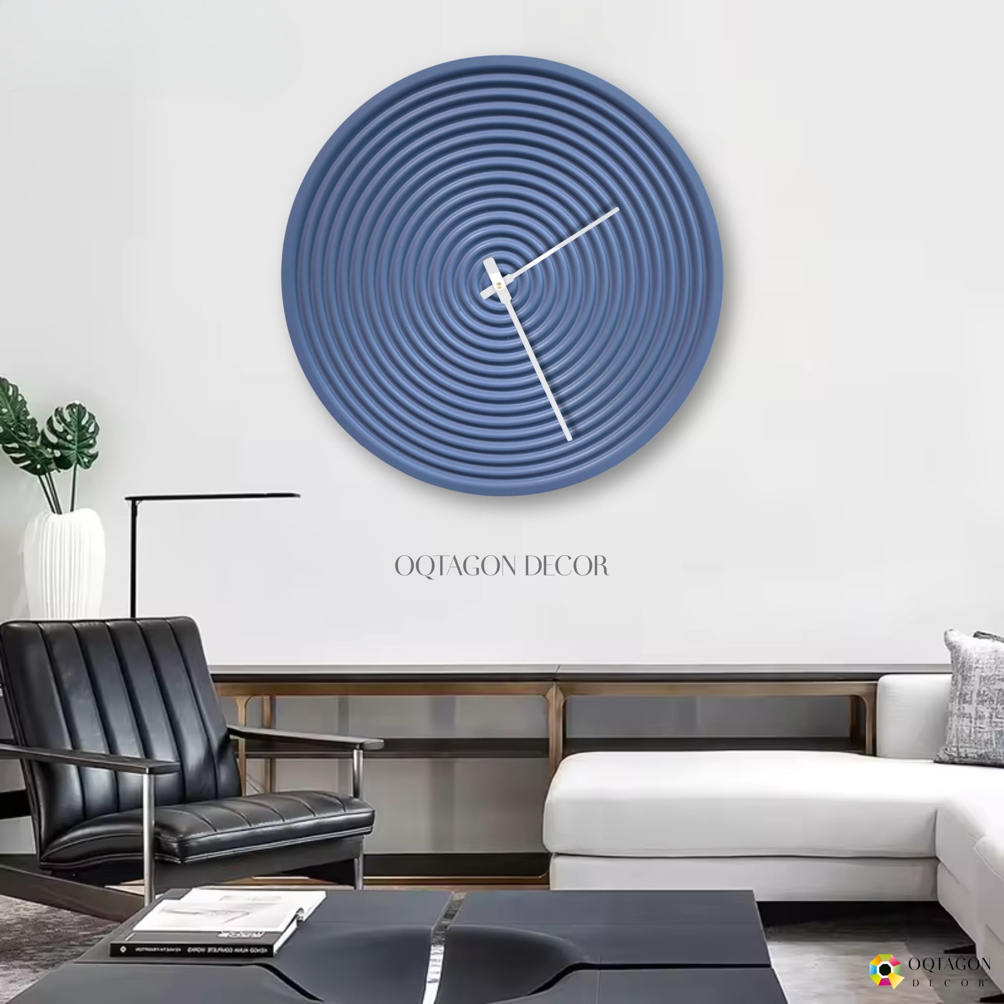 Modern Ripple Wall Clock