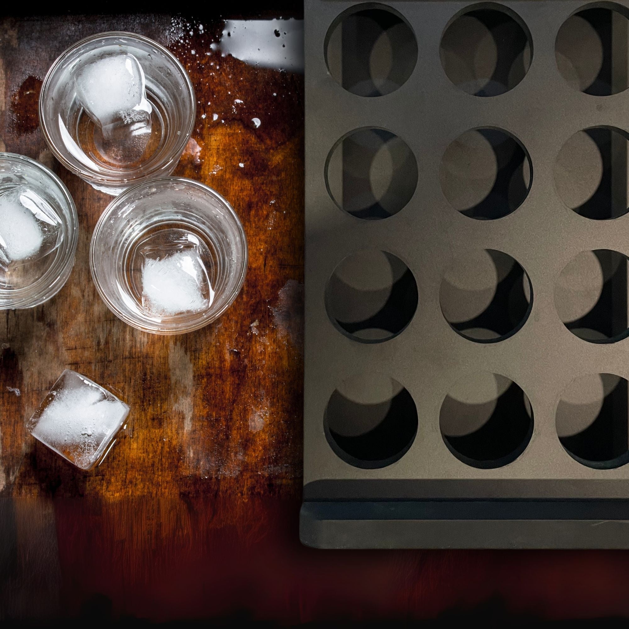 12 Shot Glass Holder Tray for Shots - Party Shot Glass Organizer