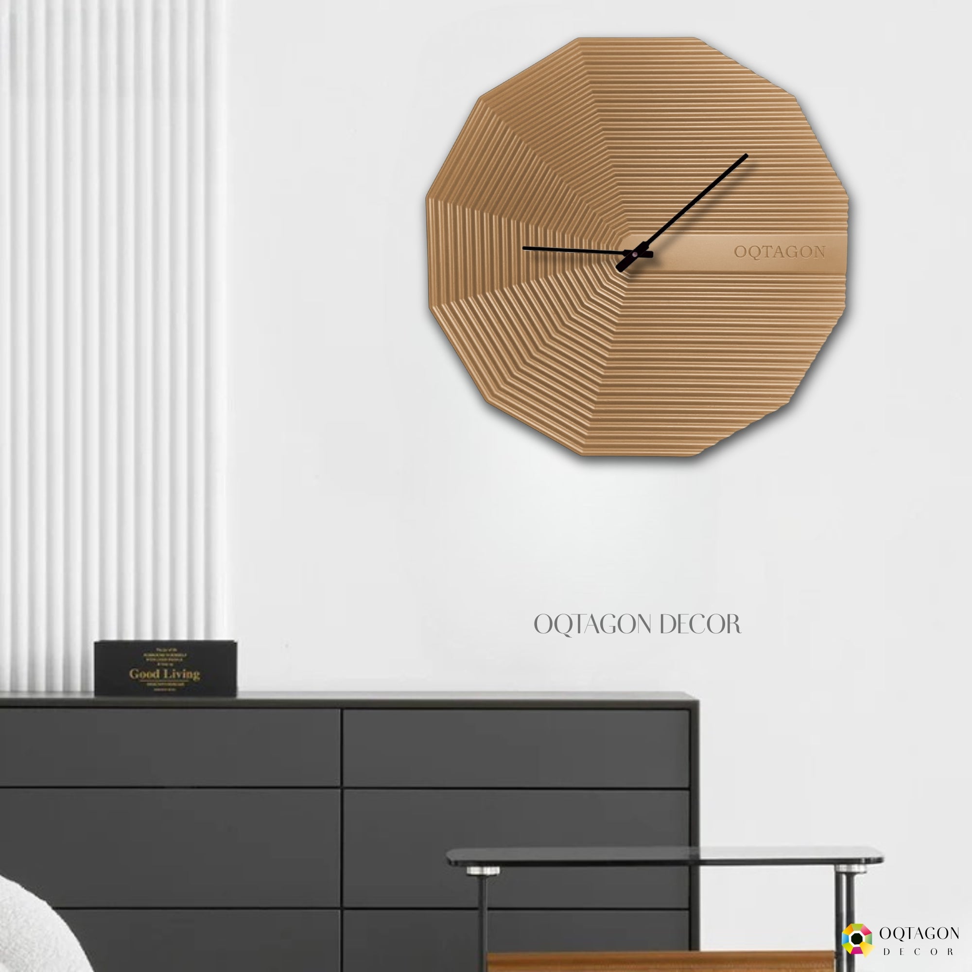 The Twelfora Series wall clock