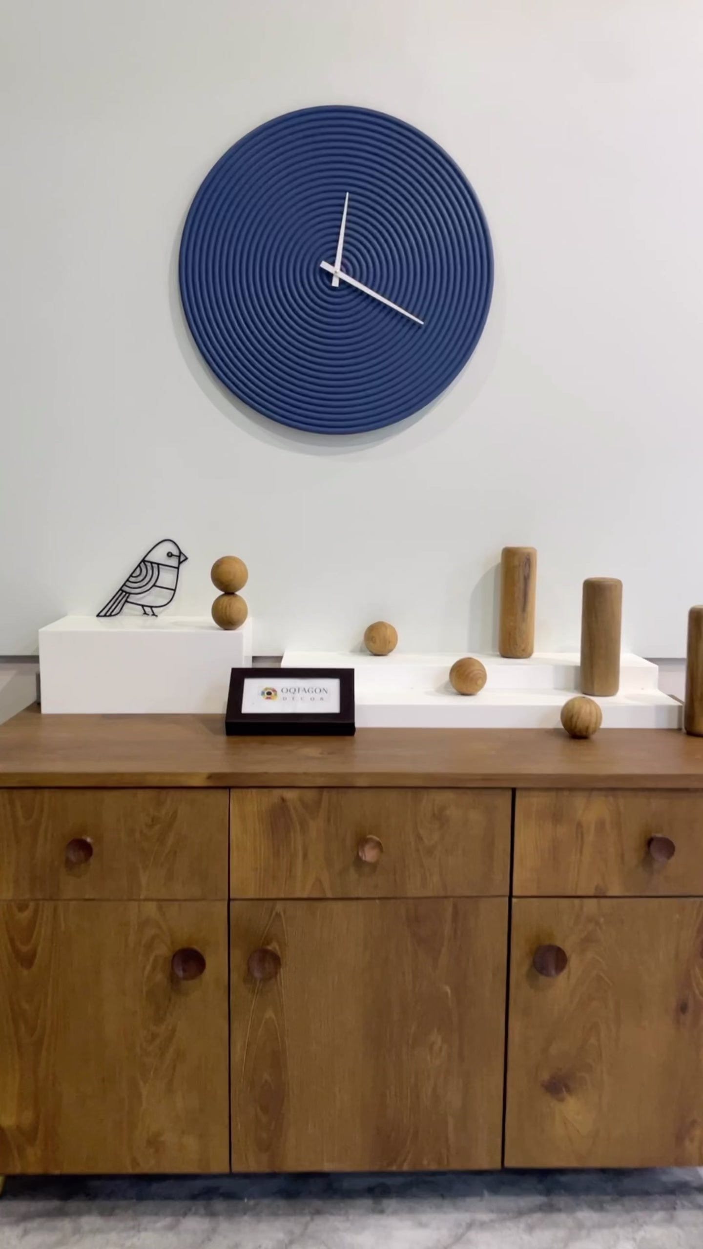 Modern Ripple Wall Clock